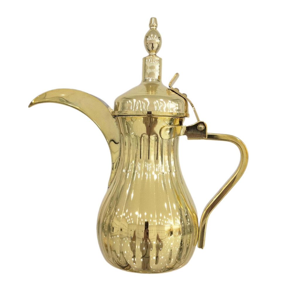 (Gold, 500ml) Middle East Coffee Pot Arab Kettle Cold Water Kettle for Coffee Shop-image-OPC-PJNFPG5-NEW