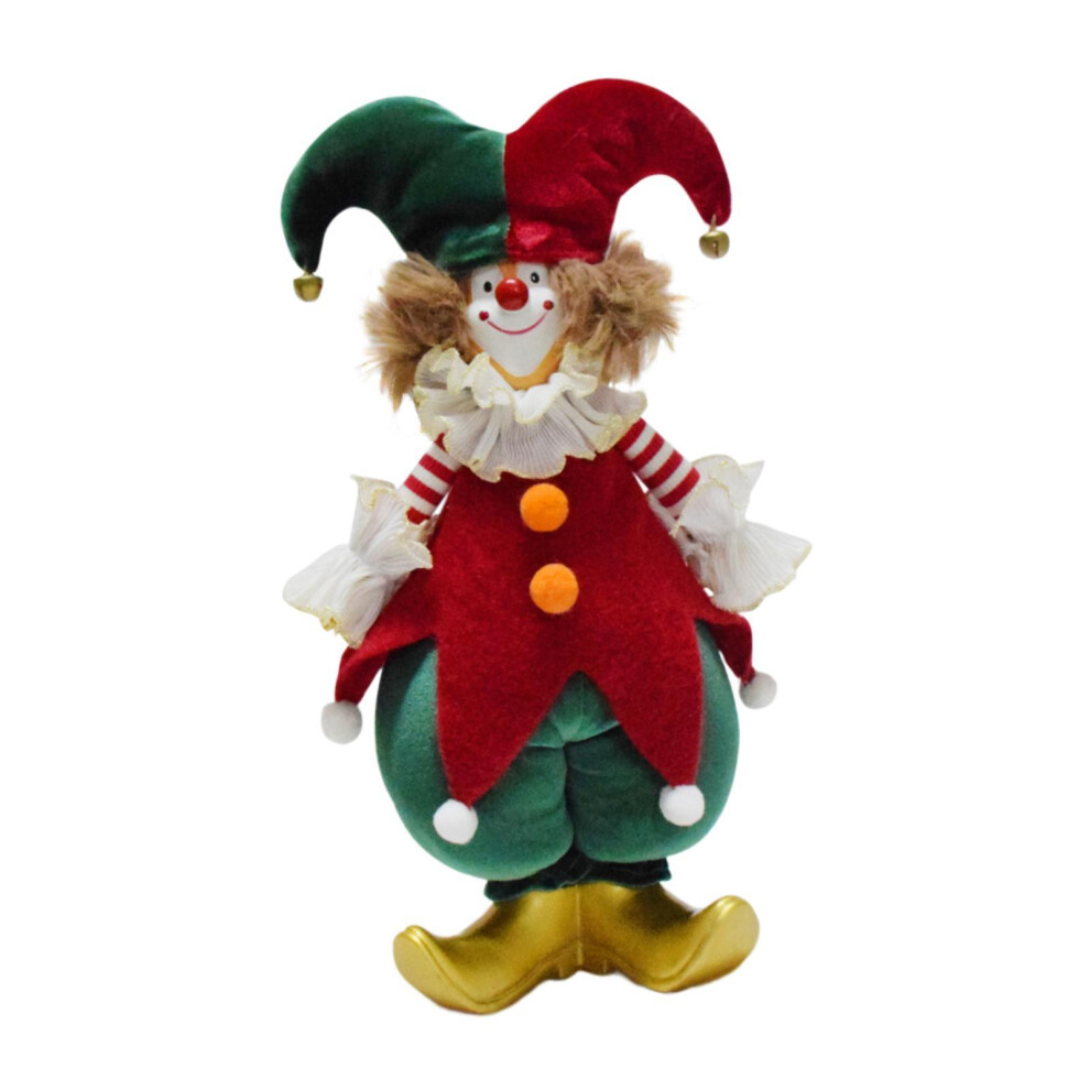 (Standing Clown, 16x10x35cm) Christmas Clown Doll Home Decor Xmas Figure Figurine for Home Office-image-OPC-PJNFPNR-NEW