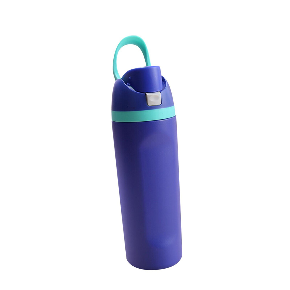 (Blue, Cup mouth 74cm) Insulated Water Bottle 600ml Stainless Steel for Office Cars Hot-image-OPC-PJNFPPC-NEW