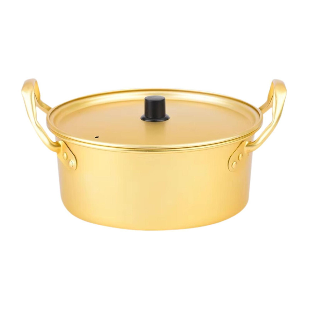 (Gold, 24cm) Korean Ramen Pot Fast Heating Stockpot Double Handle Korean Ramen-image-OPC-PJNFPTR-NEW