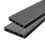Composite WPC Decking Boards Grey x 7 Reversible Groove Plastic 2.9m 1