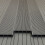 Composite WPC Decking Boards Grey x 7 Reversible Groove Plastic 2.9m 4