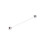 Men Silver Plated Tone Steel Collar Tie Pin Stud 2