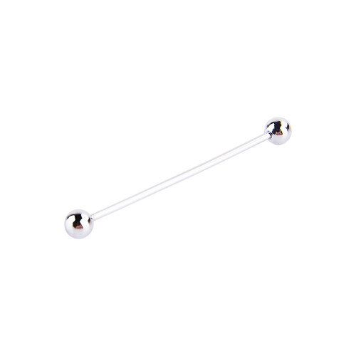 Men Silver Plated Tone Steel Collar Tie Pin Stud 1