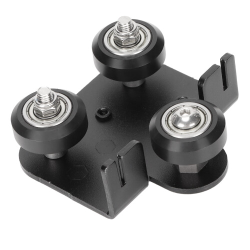 Placa trasera del extrusor 3D negra para Ender 3/CR-10