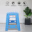 Portable Living Plastic Dots Folding Step Stool 4