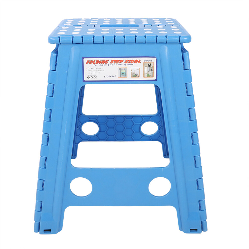 Portable Living Plastic Dots Folding Step Stool 9387669662093
