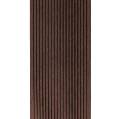 Composite WPC Decking Boards Brown x 7 Reversible Groove Plastic 2.9m 1