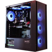 Gaming PC Tower: Intel Core i3 2nd Gen 8GB RAM 500GB+256GB SSD GT730 4GB WIN 11 Black 6 FAN RGB