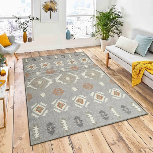 200x290 Rug Example (200 x 290 cm (6ft 7in x 9ft 3in), Nova) Nonslip Large Printed Rugs ...