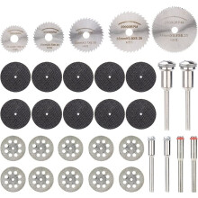 Circular Saw Blade Set, 31pcs Diamond HSS Cutting Wheels for Mini Drill Rotary Tool, High Precision Accessories