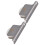 2er Pack Schiebetürrolle mit Basisplatte 72 mm 38 mm 12