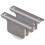 2er Pack Schiebetürrolle mit Basisplatte 72 mm 38 mm 2