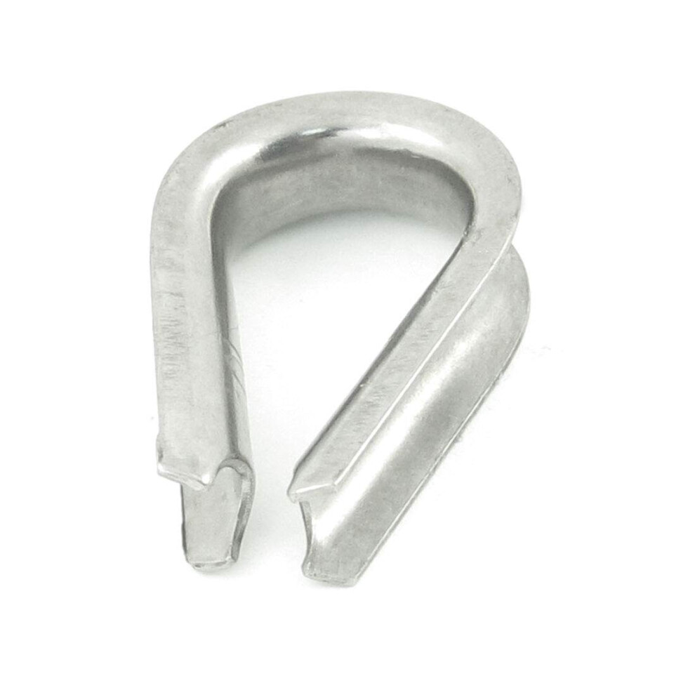 Stainless Steel 25/64" 10Mm Wire Rope Thimble For Rigging Hardware And Cable Management 6947110171166