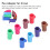 8PCS Pen Adapter Replacement Set for Cricut Cutting Machines ABS Plastic 3