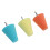 3er-Pack konische Schwammpads, Orange/Gelb/Blau 14