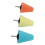3er-Pack konische Schwammpads, Orange/Gelb/Blau 7