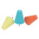 3er-Pack konische Schwammpads, Orange/Gelb/Blau 16