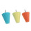 3er-Pack konische Schwammpads, Orange/Gelb/Blau 9