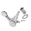 6 rechte Inline-Stimmwirbel 1:18 10 mm Chrom 9