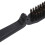 Cepillo para barba plegable impermeable negro para hombres 12