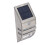 Lámpara solar de pared PIR 40 lm acero inoxidable blanco 15