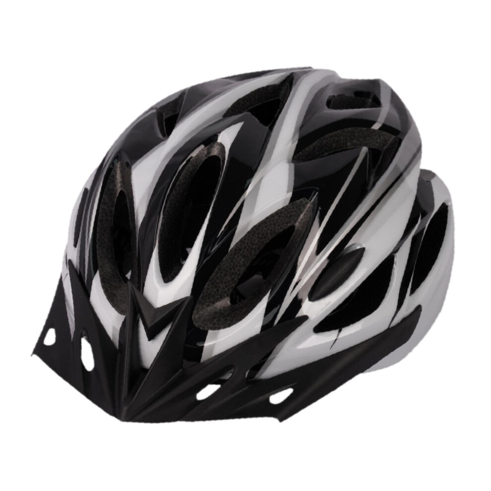 (Black White, 26x21x14cm) Bike Helmet for Adult Shockproof Cycling Helmet for Commuting Riding-image-OPC-PJNH2T9-NEW