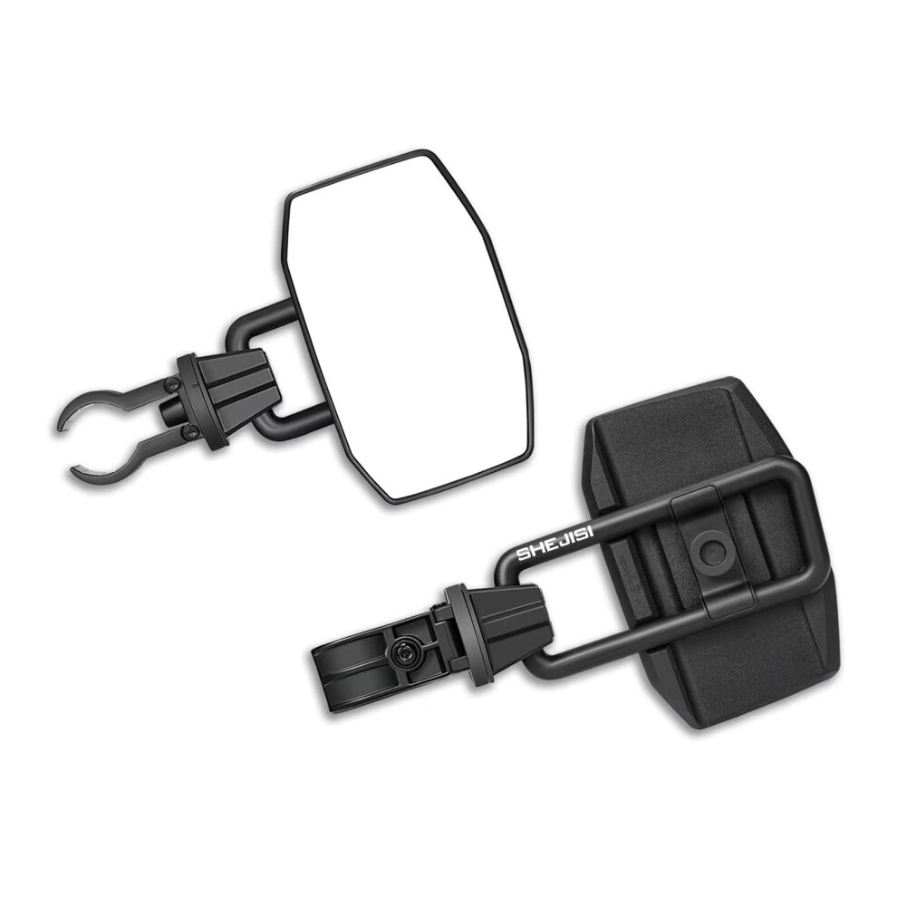 Utv Side Mirrors For 1.65"-2" Roll Cage, Adjustable Aluminum Bracket, Compatible With Polaris Rzr, Can Am, Honda Pioneer 6482260661957