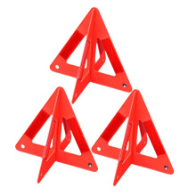 Safety Triangle Warning Sign Reflective Roadside Emergency Reflectors for Cars - Durable Portable Roadside Safety Gear