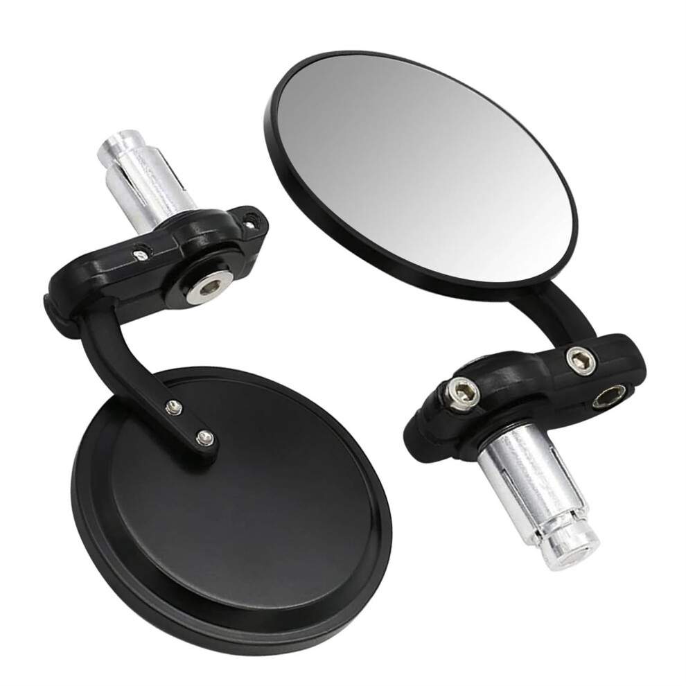 Motorbike Side Mirrors Universal Rear View Mirrors For Motorcycle Handlebar, Foldable Convex Design, Adjustable Size 6276012485270