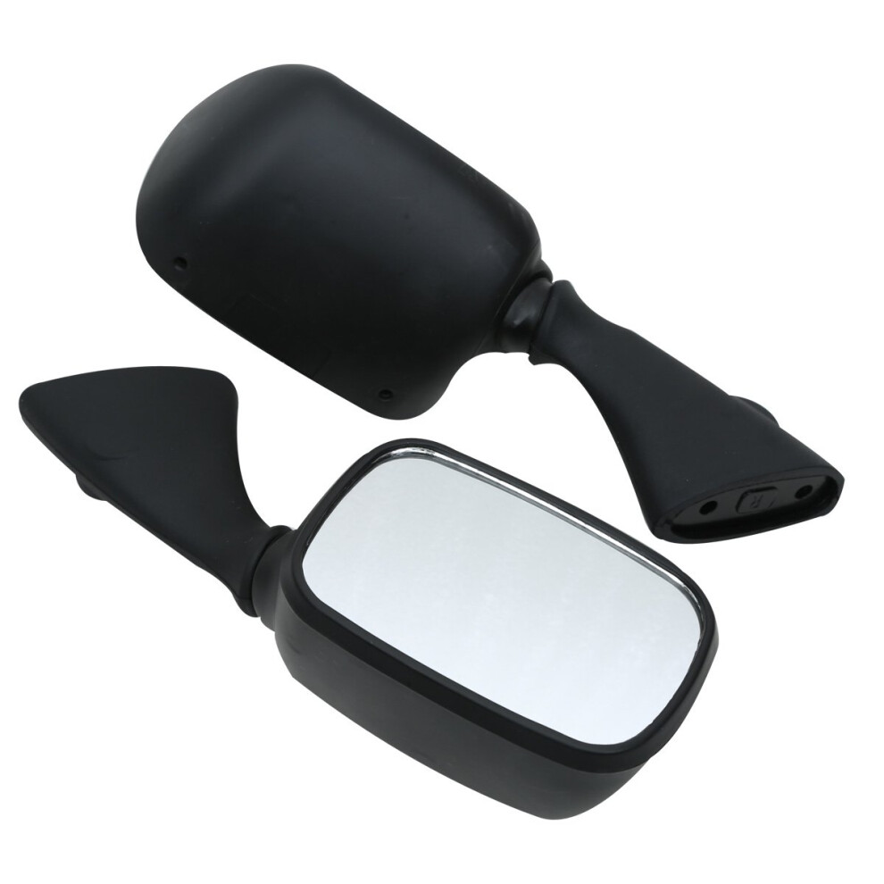 Rear View Side Mirrors For Suzuki Gsx1300r Gsxr 1300 Hayabusa 1997-2011 Right And Left Compatible Finish Black 6493810688690