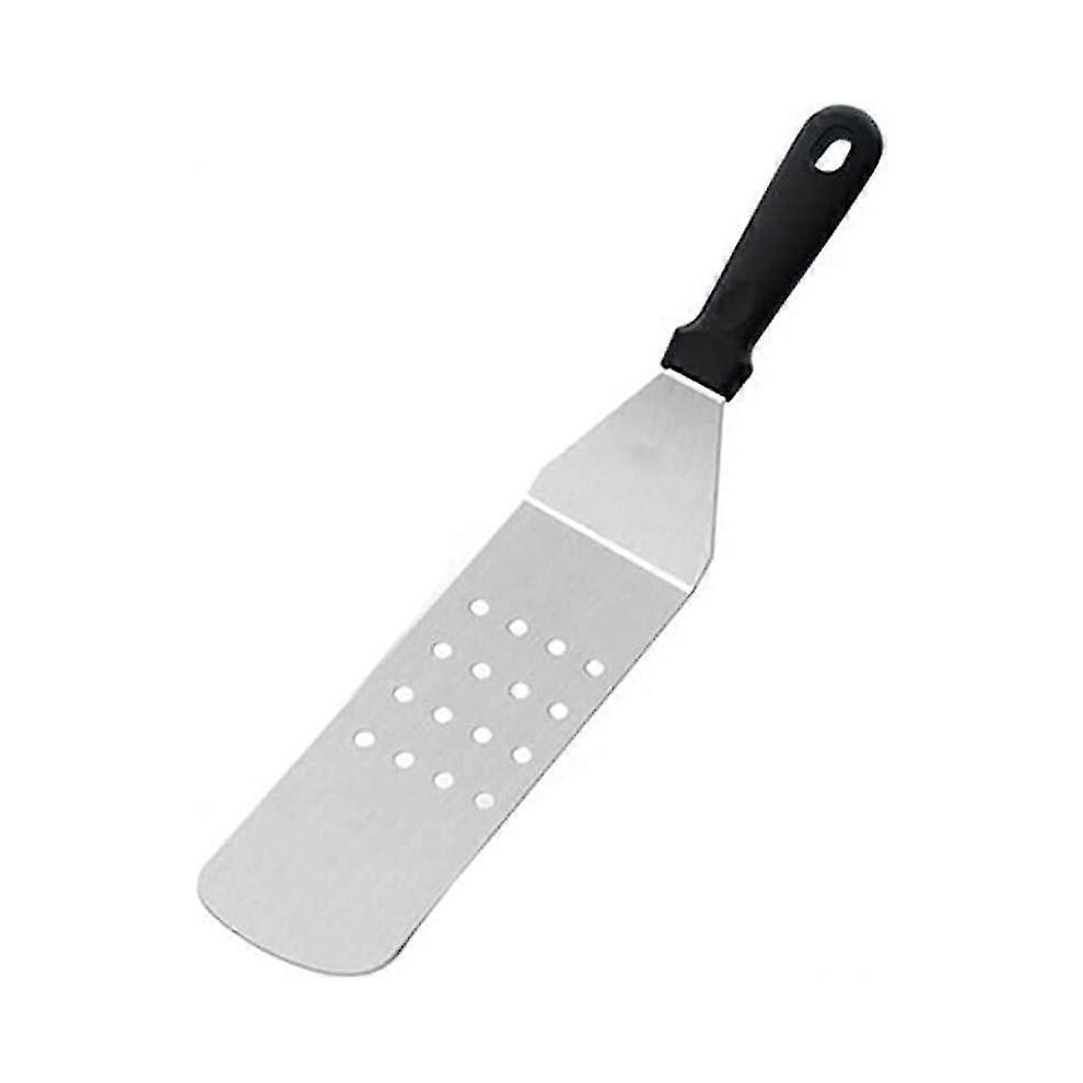 Stainless Steel Fried Steak Spatula Peeled Pizza Barbecue Grill Kitchen Cooking Tools (size: Leaky Long Spatula)-image-OPC-PJNH8WX-NEW