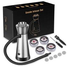 Cocktailroker, elektrisch voedsel en drank draagbaar rookhulpmiddel, rookinjector voor binnen en buiten Handheld Smoker (B)