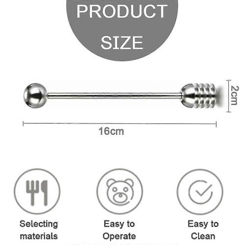 Μέλι και σιρόπι Dipper Stick Server Honey Spoon Ραβδί από ανοξείδωτο 1