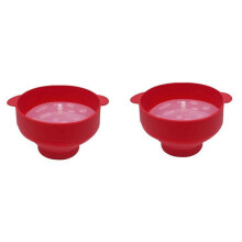 Cubo de palomitas de maíz de alta calidad para microondas Silicona DIY Máquina de palomitas de maíz con tapa Chips Plato de frutas Herramientas