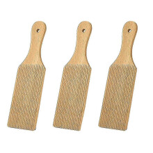 3 Pcs Gnocchi Boards and Wooden Butter Paddles for Rolling Dough 9.1 X 2.8 in Gnocchi Paddle Pasta
