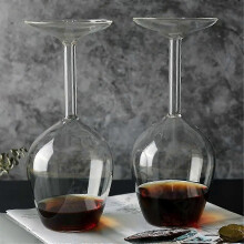 14Fl Oz Ylösalaisin Cocktaillasi Ylösalaisin Martini-lasi Viinilasi Ainutlaatuinen Hauska Ylösalaisin Viinilasi Käänteinen 2Kpl
