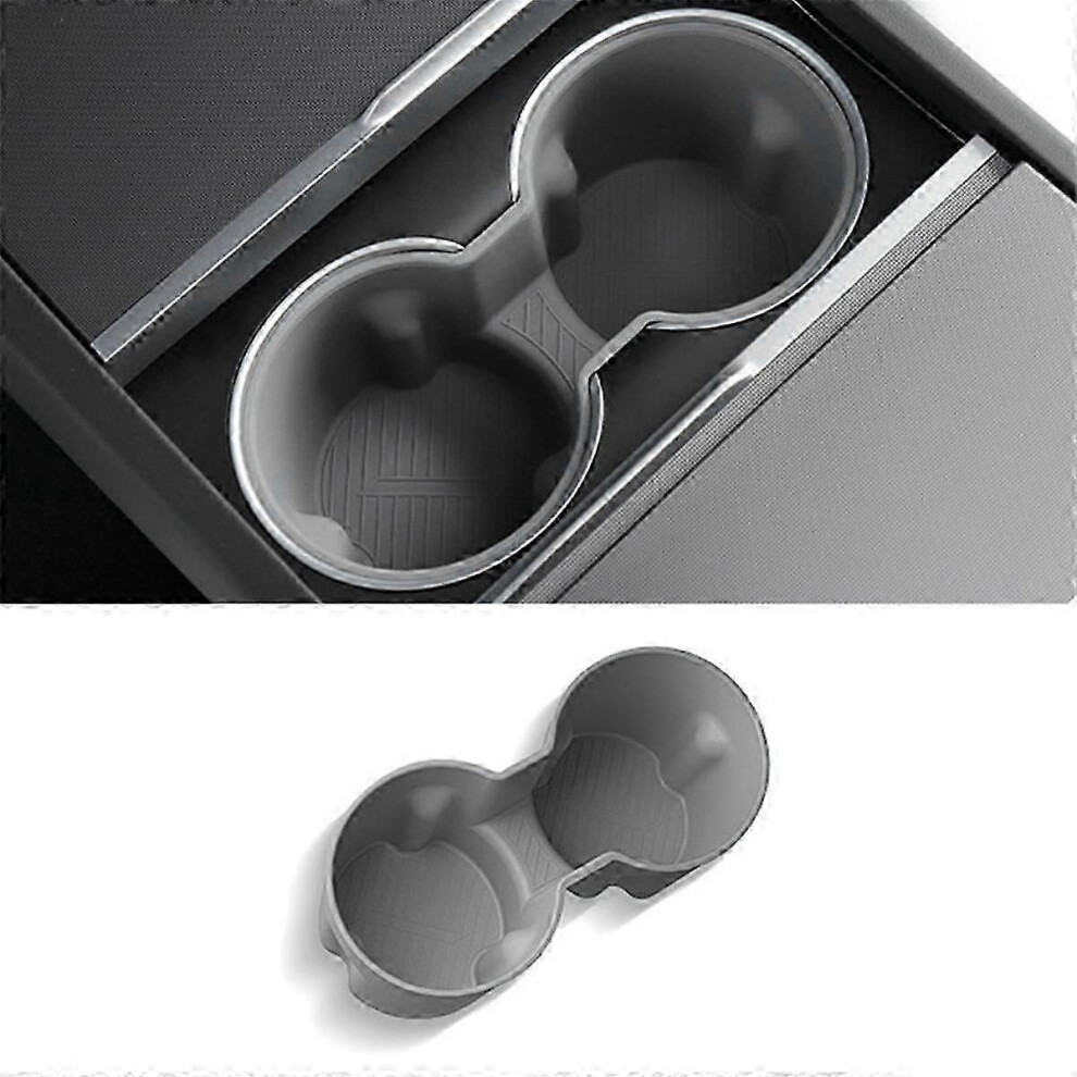 Gray Drink Cup Holder for 3Central Control Armrest Box Fixed Water Cup Slot Storage Holder for Model 3-image-OPC-PJNHBVN-NEW