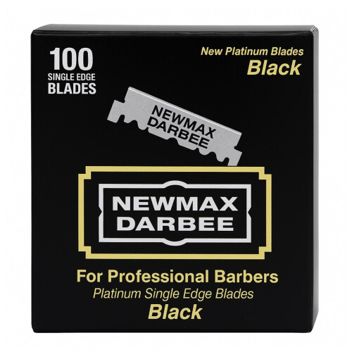 Newmax Darbee Extra Single Edge Razor Blades, Black, 100count