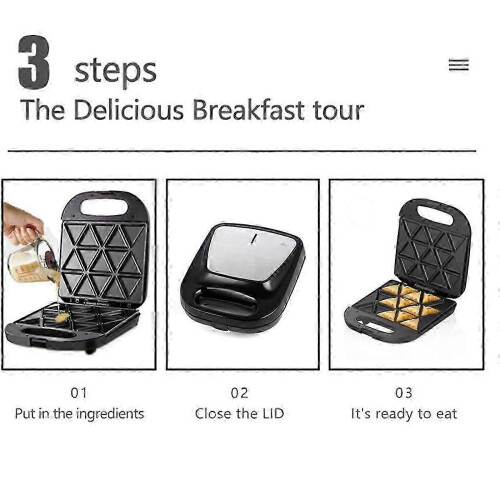 Αντικολλητικό Paninis Press Sandwich Maker Breakfast Sandwich Maker Electric Grill 1