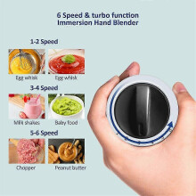 BioloMix liquidificador manual, liquidificador de velocidade variável, moedor de carne