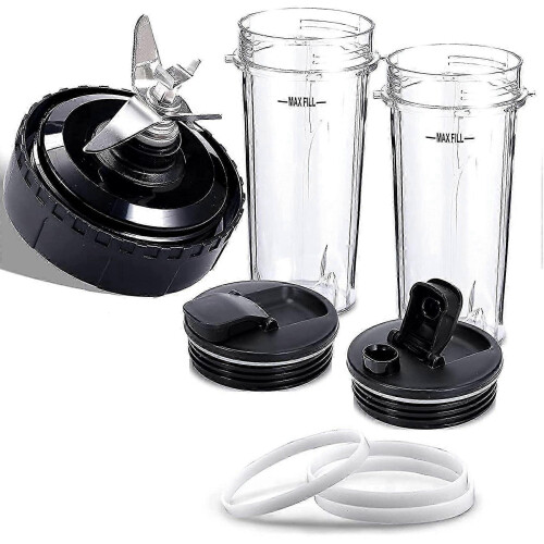 Lame plate de rechange pour lame de fraisage Nutri Bullet, compatible avec les presse-agrumes Nutribullet 600 W et 900 W Nutribullet Pro