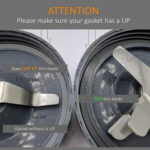 Replacement Gasket With Lip For Nutribullet Blender Part,2 Pack Speed Blender Compatible Part 1