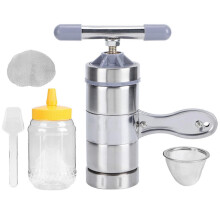 Mini Extrator de Mel Portátil Aço Inoxidável Manual Honey Presser Machine Ferramenta de apicultura
