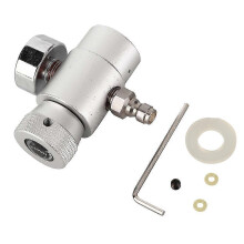 Connettore adattatore di ricarica per bombola di CO2 Regolatore di soda gassosa con accessorio strumento calibro 3000