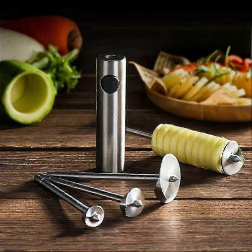 4 Pack Vegetable and Fruit Coreer Vegetable Cutter Vegetable and Fruit Coreer Spiral Coreer Fruit 1