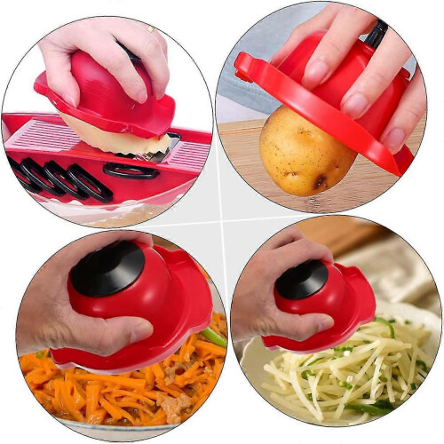 2Pcs Vegetable Hand Guard Cutter Finger Guard για παιδιά που μαγειρεύουν 1