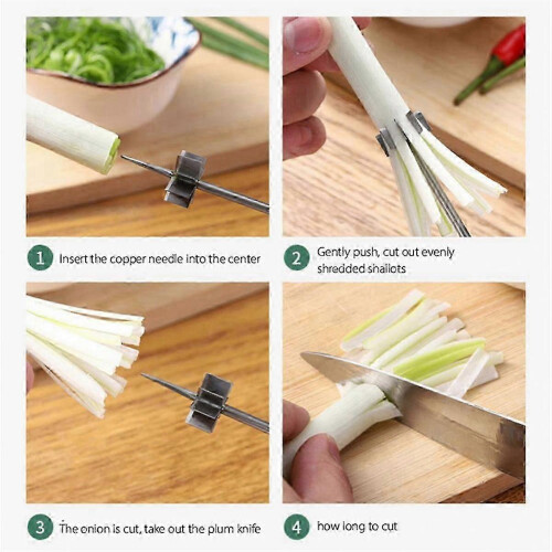 5 Τμχ Μαχαίρι Κρεμμυδιού Gadgets Gadgets Plum Cut Onion Wire Drawing Kitchen 2