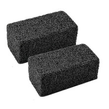 2er-Pack Grill Reinigung Ziegel Grill Reinigungsblöcke Reinigungsstein zum Entfernen von Fettflecken Res