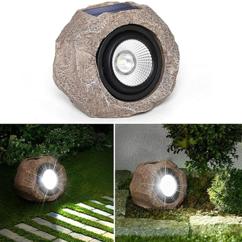 Solar Rock Lights Outdoor - IP65 Waterproof Solar Spot Lights for Yard, Path Lighting, and Landscape Decor-image-OPC-PJNHHYR-NEW